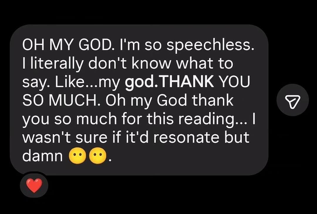 Client testimonial