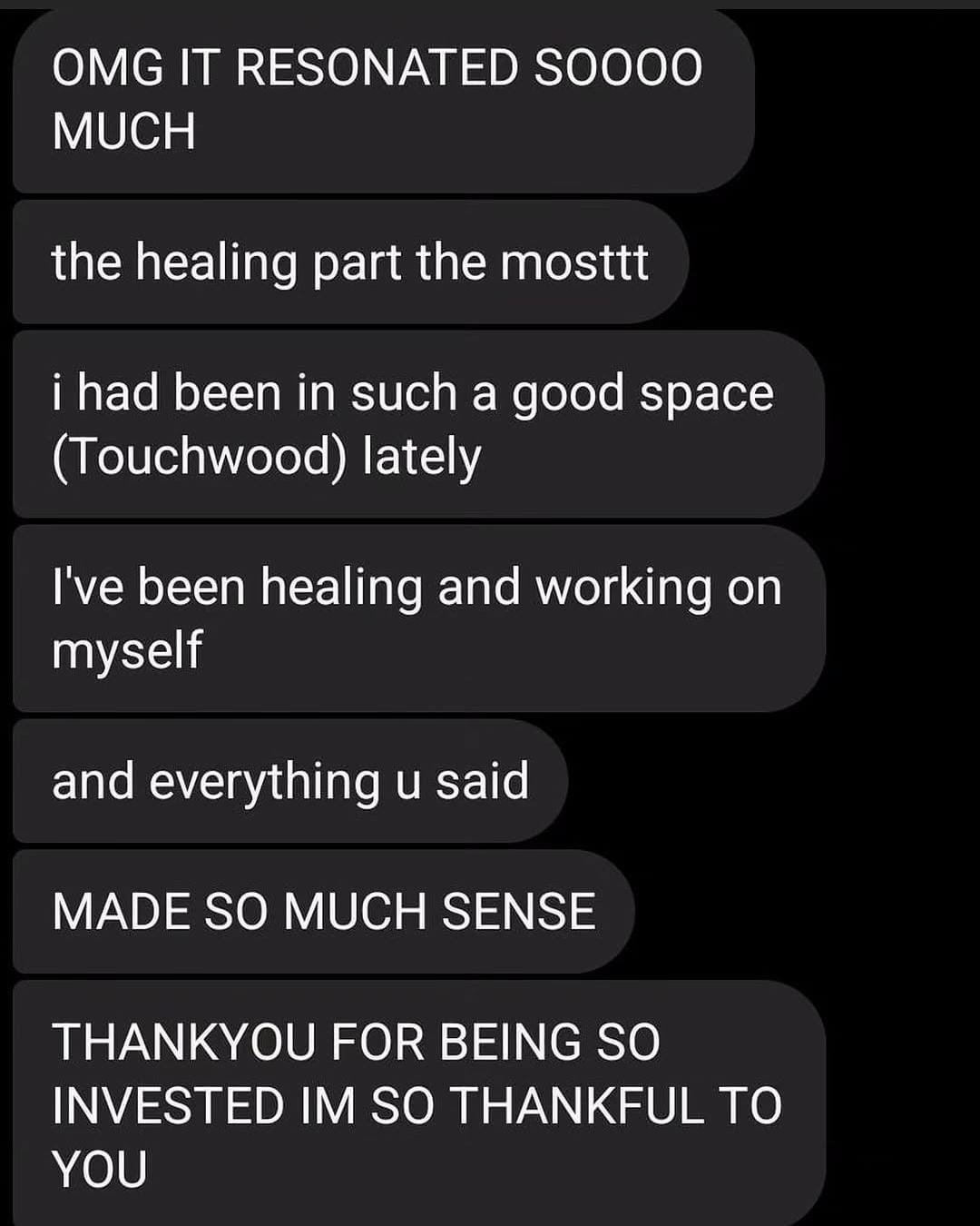Client testimonial